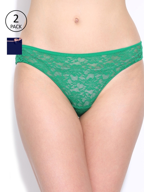 

Amante Women Pack of 2 Briefs, Green