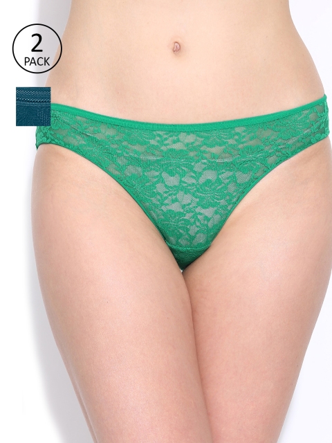 

Amante Women Pack of 2 Briefs, Green
