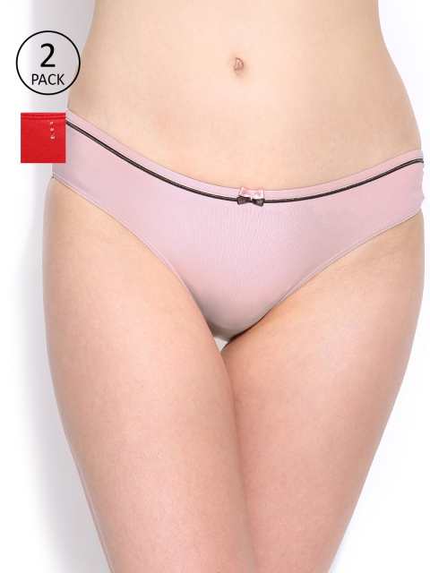 

Amante Women Pack of 2 Briefs, Red