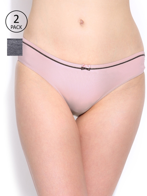 

Amante Women Pack of 2 Briefs, Grey