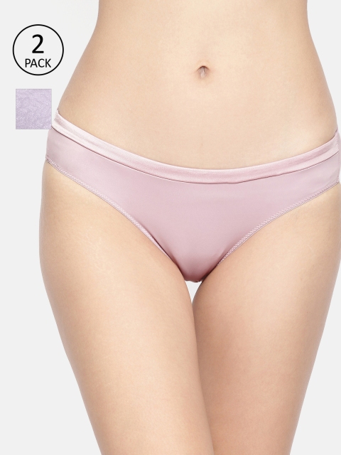 

Amante Women Pack of 2 Briefs, Pink