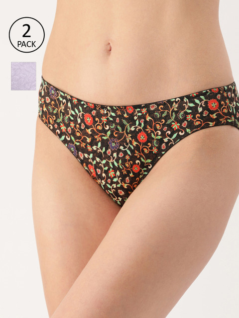 

Amante Women Pack of 2 Briefs, Mauve