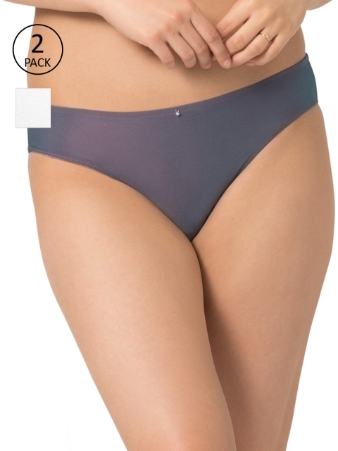 

Amante Women Pack of 2 Briefs, White