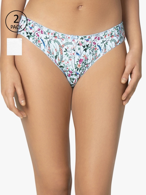 

Amante Women Pack of 2 Briefs, White
