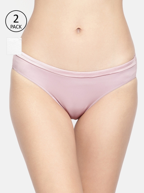 

Amante Women Pack of 2 Briefs, Pink