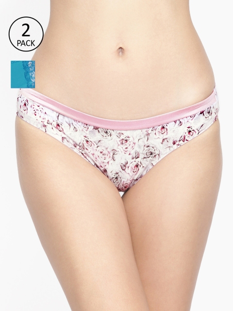 

Amante Women Pack of 2 Briefs, Pink