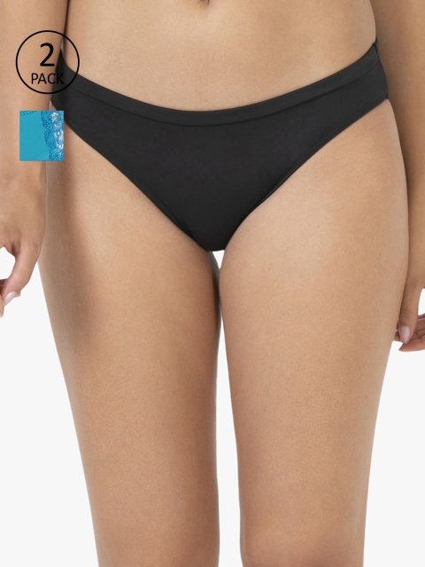 

Amante Women Pack of 2 Briefs, Teal