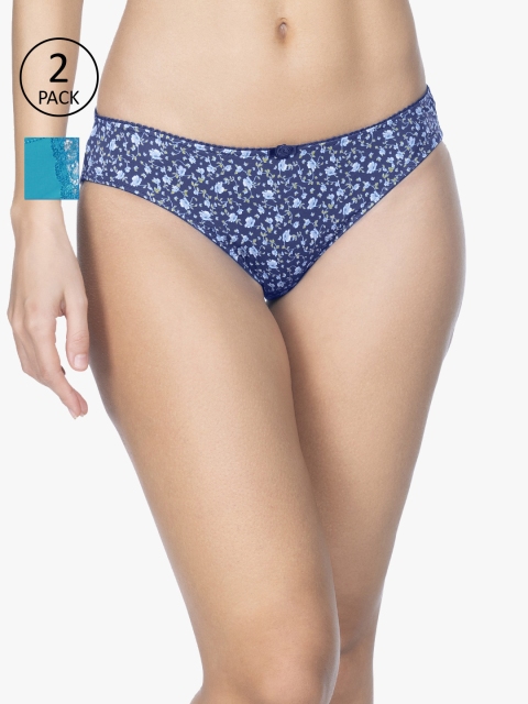 

Amante Women Pack of 2 Briefs, Blue