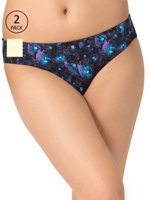 

Amante Women Pack of 2 Briefs, Black