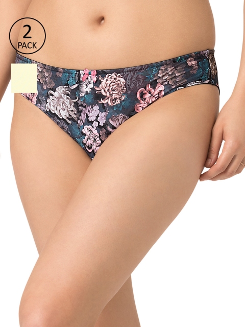 

Amante Women Pack of 2 Briefs, Teal