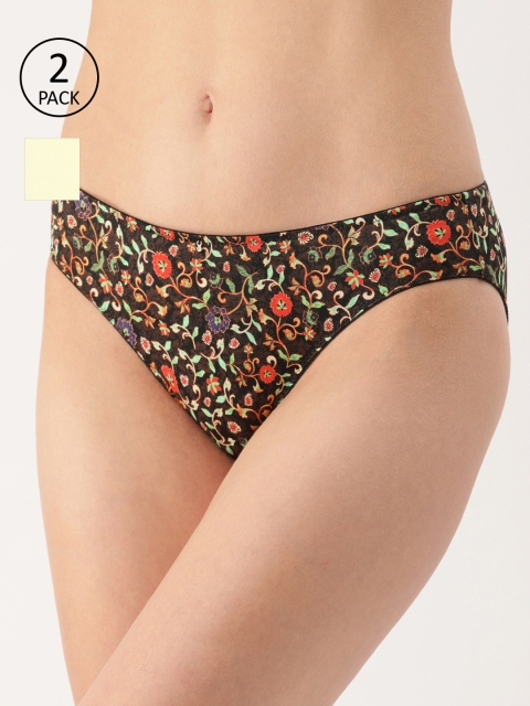 

Amante Women Pack of 2 Briefs, Yellow