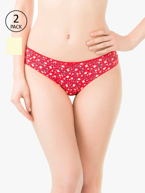 

Amante Women Pack of 2 Briefs, Yellow