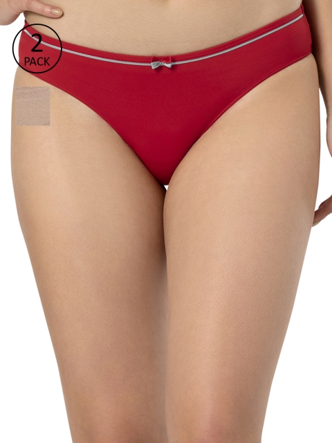 

Amante Women Pack of 2 Bikini Briefs, Beige