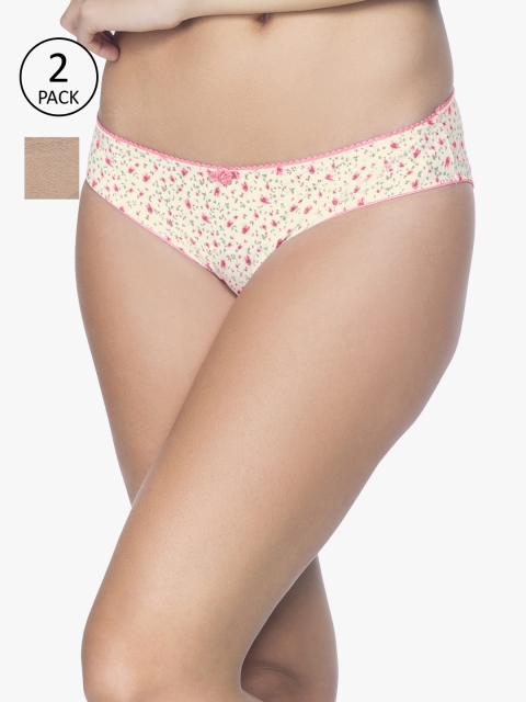 

Amante Women Pack of 2 Bikini Briefs, Beige