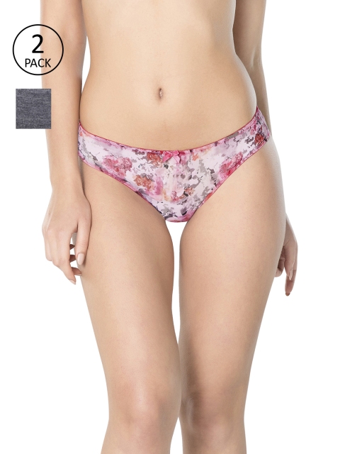 

Amante Women Pack of 2 Briefs, Grey