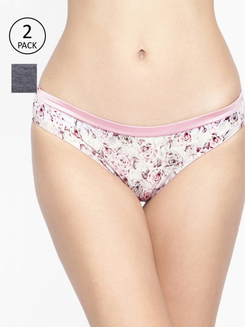 

Amante Women Pack of 2 Briefs, Grey