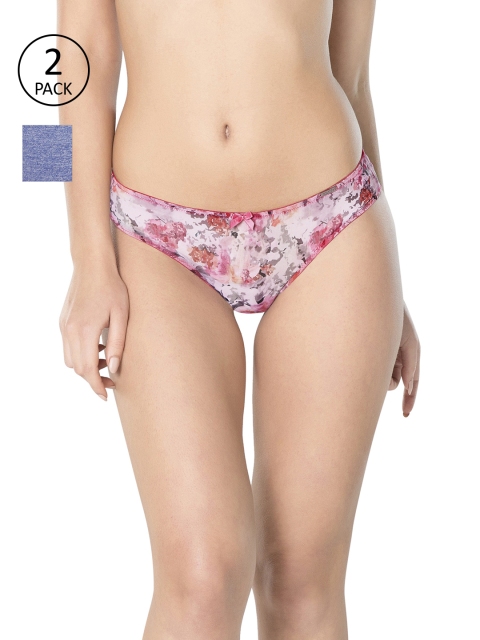 

Amante Women Pack of 2 Briefs, Blue