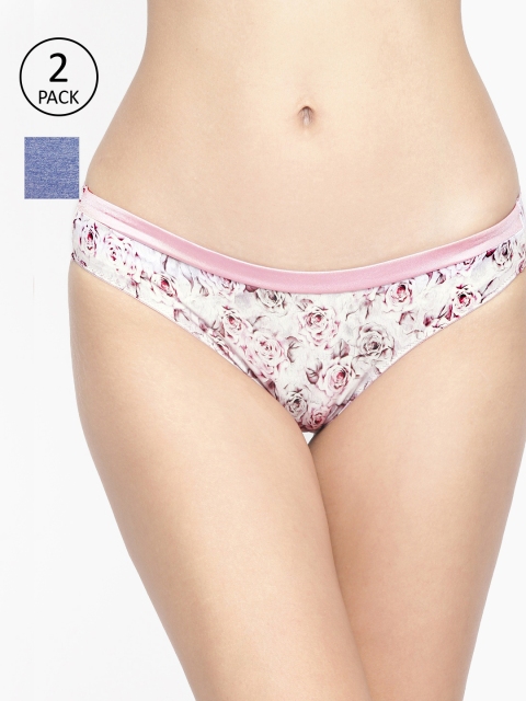 

Amante Women Pack of 2 Briefs, Pink