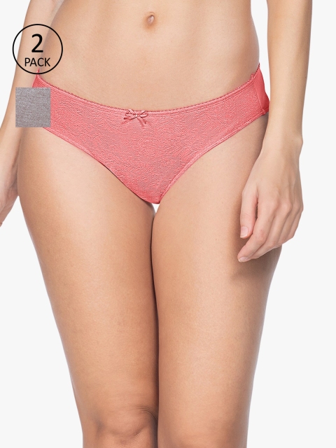 

Amante Women Pack of 2 Bikini Briefs, Peach