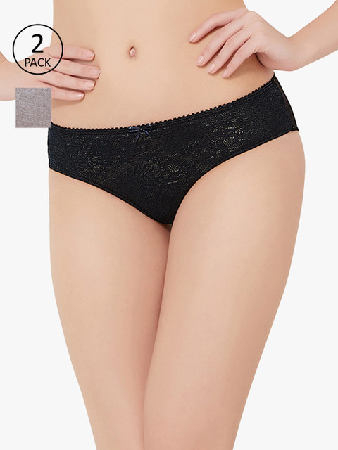 

Amante Women Pack of 2 Bikini Briefs, Black