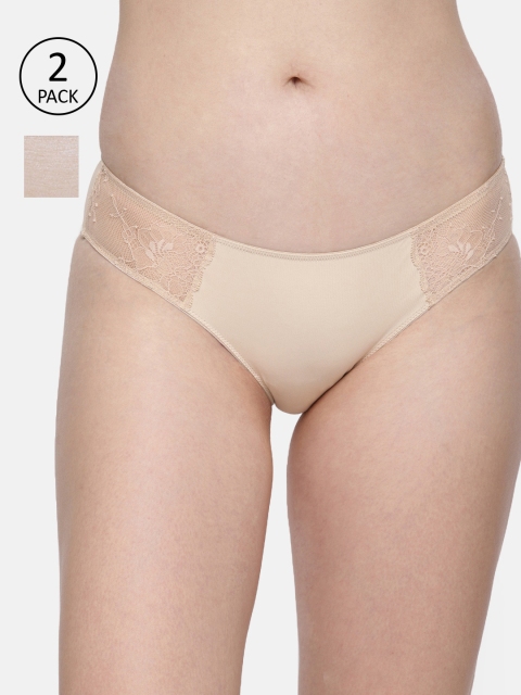 

Amante Women Pack of 2 Beige Briefs