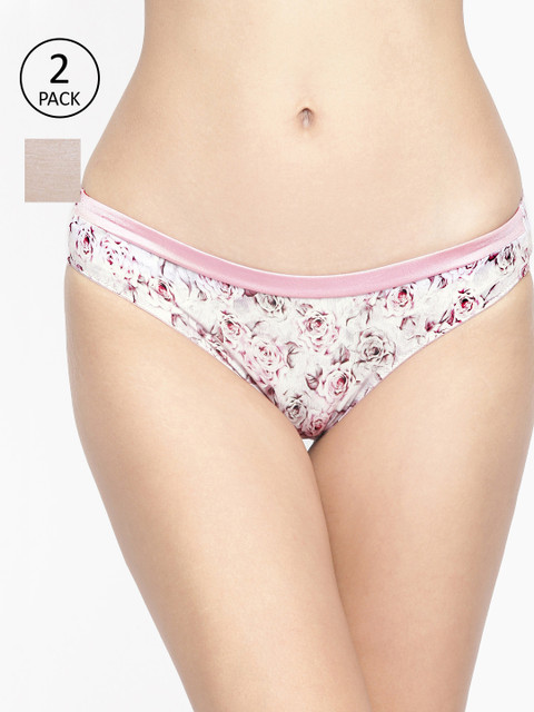 

Amante Women Pack of 2 Bikini Briefs, Beige