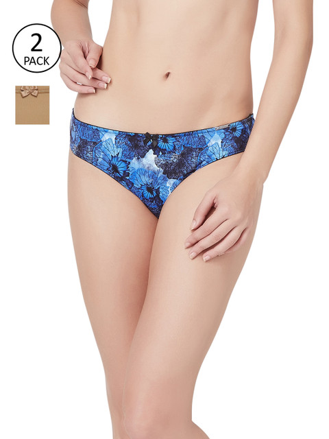 

Amante Women Pack of 2 Bikini Briefs, Blue