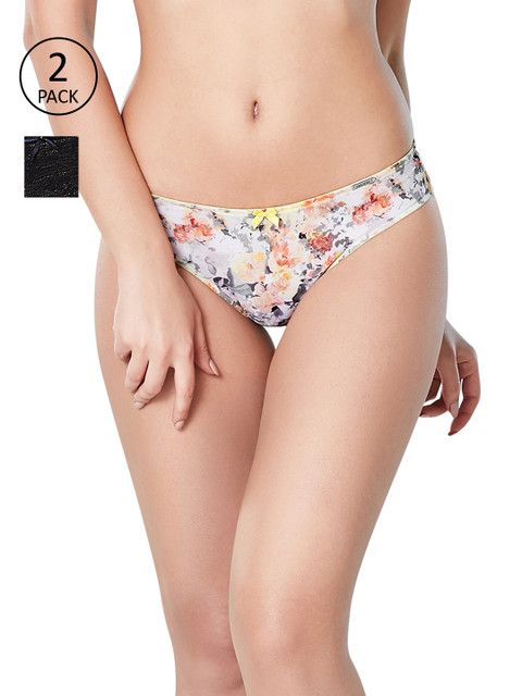 

Amante Women Pack of 2 Briefs, Grey