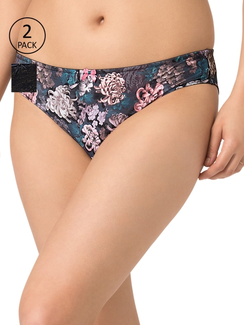 

Amante Women Pack of 2 Briefs, Black