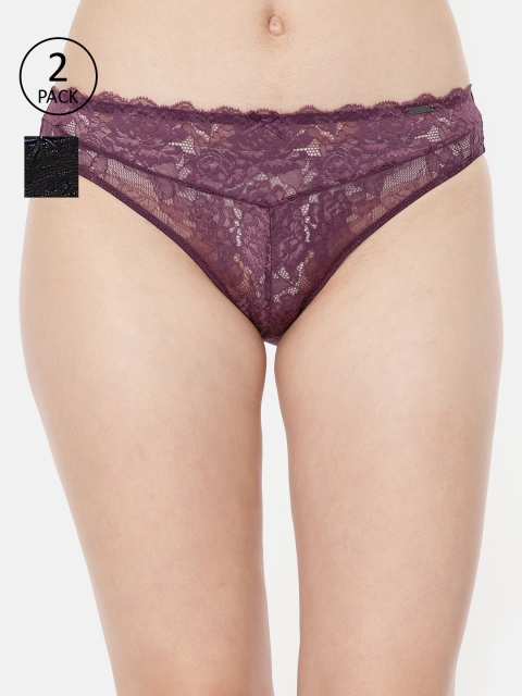 

Amante Women Pack of 2 Briefs, Purple