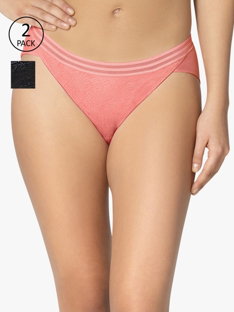 

Amante Women Pack of 2 Briefs, Black