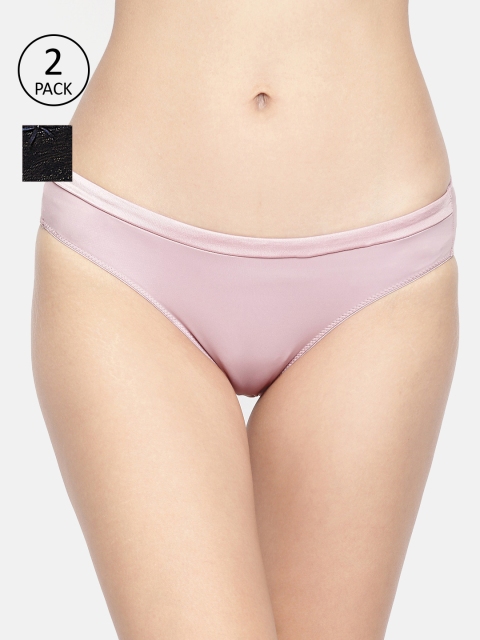 

Amante Women Pack of 2 Briefs, Pink