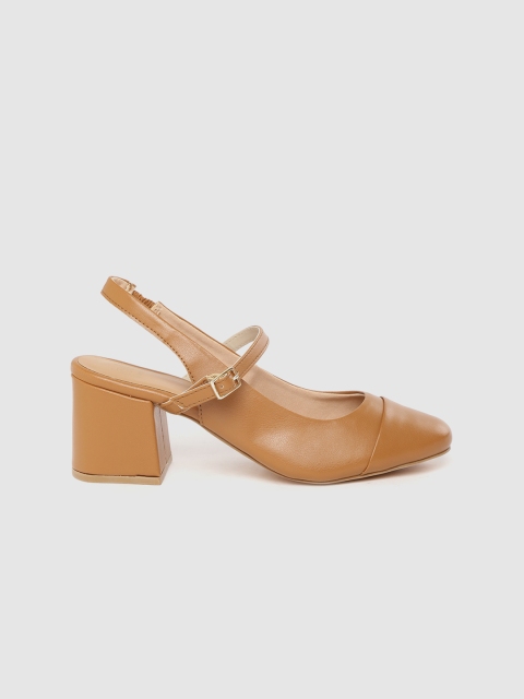 

her by invictus Women Brown Solid Pumps