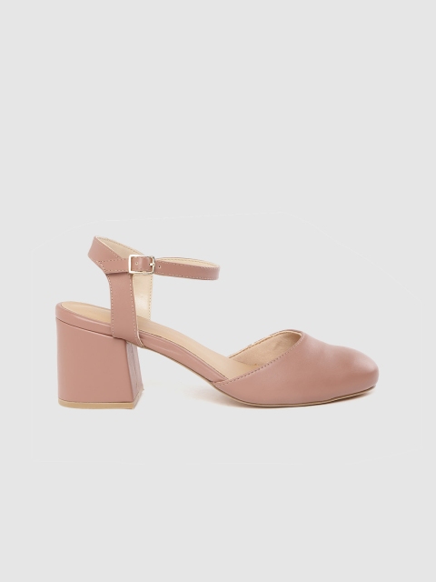 

her by invictus Women Dusty Pink Solid Pumps