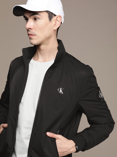 

Calvin Klein Jeans Men Black Brand Logo Padded Jacket