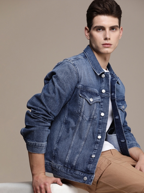 

Calvin Klein Jeans Men Blue Denim Jacket