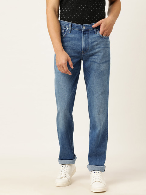 

Calvin Klein Jeans Men Blue Slim Fit Mid-Rise Clean Look Stretchable Jeans