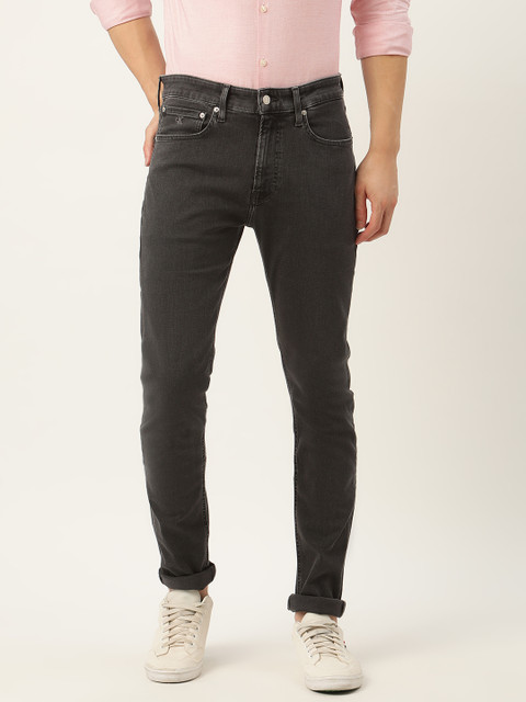 

Calvin Klein Jeans Men Charcoal Grey Skinny Fit Stretchable Jeans