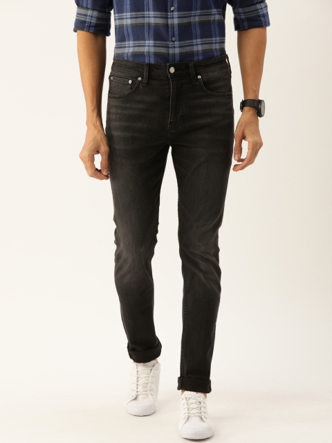 

Calvin Klein Jeans Men Black Skinny Fit Mid-Rise Clean Look Stretchable Jeans