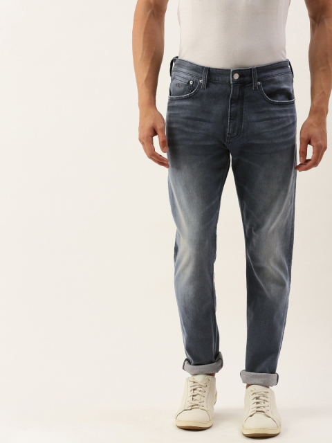 

Calvin Klein Jeans Men Blue Washed Stretchable Jeans