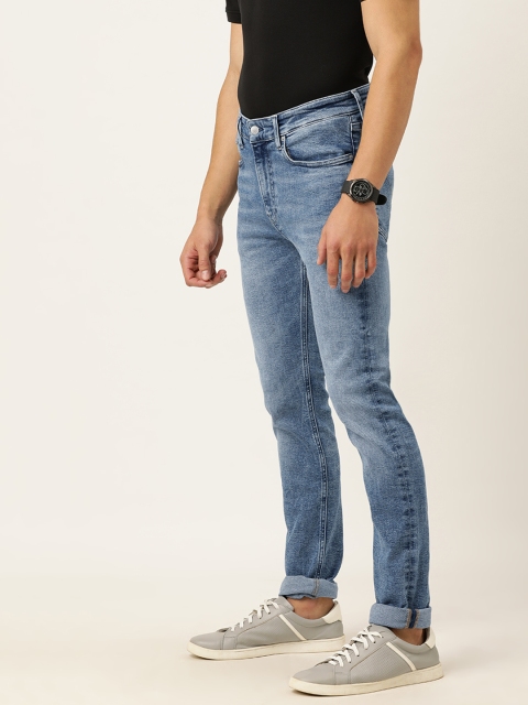 

Calvin Klein Jeans Men Blue Skinny Fit Mid-Rise Clean Look Stretchable Jeans