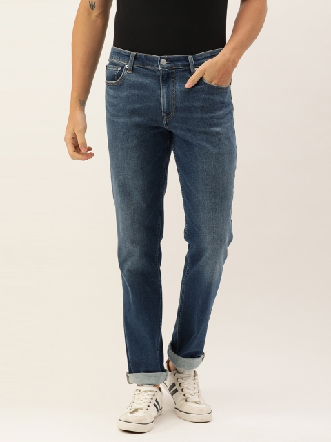 

Calvin Klein Jeans Men Blue Slim Fit Mid-Rise Clean Look Stretchable Jeans