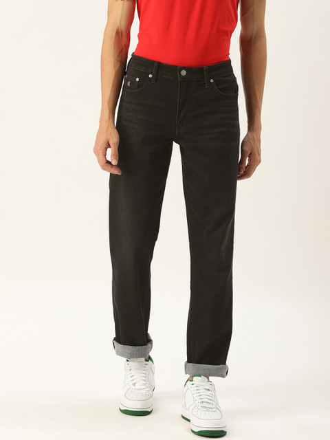 

Calvin Klein Jeans Men Black Slim Fit Light Fade Stretchable Jeans