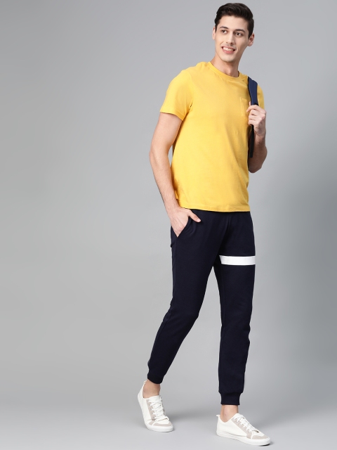 

Mast & Harbour Men Navy Blue Solid Joggers