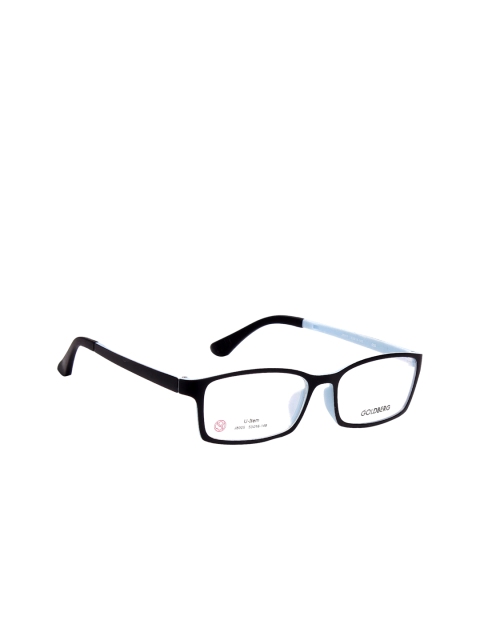 

Gold Berg Unisex Black & Blue Rectangular Frames GB-J8005_C53