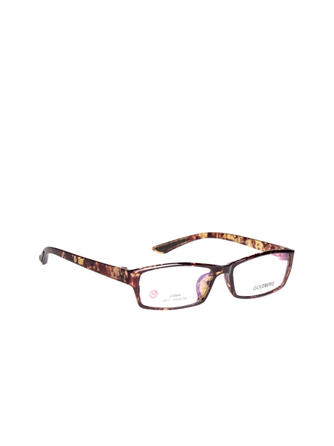 

Gold Berg Unisex Brown Rectangular Frames GB-J8017_C35