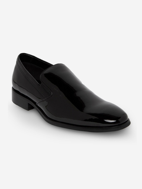 

ALDO Men Black Solid Formal Slip-Ons