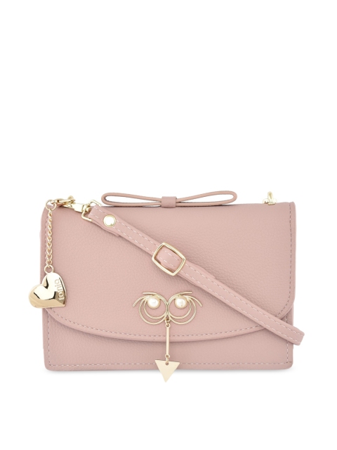 

ToniQ Pink Embellished Envelope Clutch