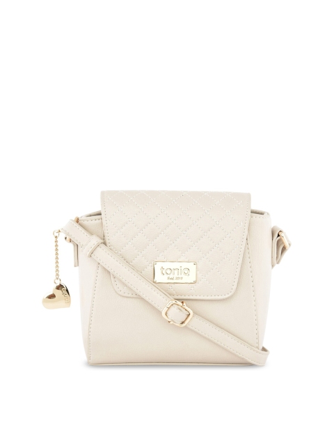 

ToniQ Beige Solid Sling Bag