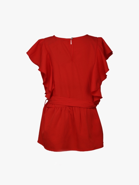 

Tiddlywings Girls Red Solid Top